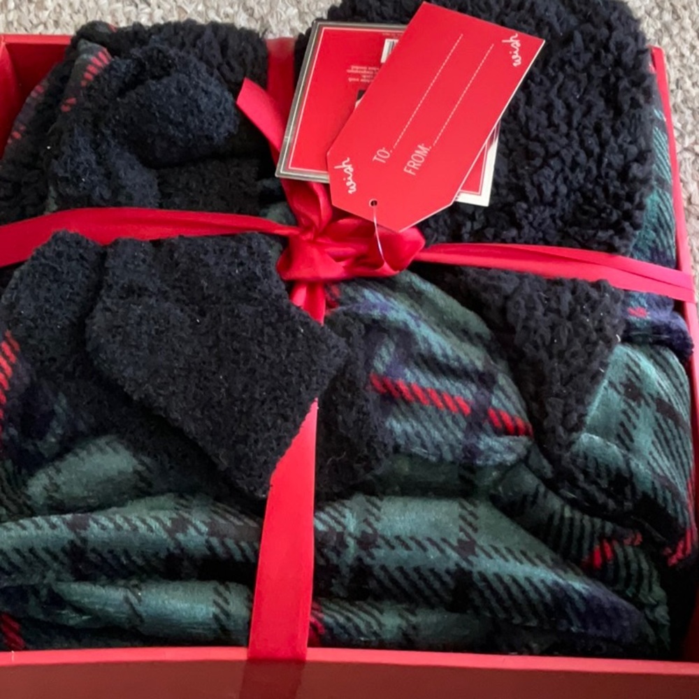 Ardour Print SHERPA THROW AND SOCK